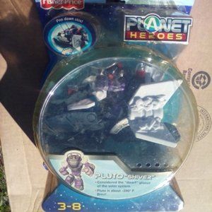 Fisher-Price Planet Heroes Pluto Shiver Snowmobile Rare Boy Toy Age 3-8